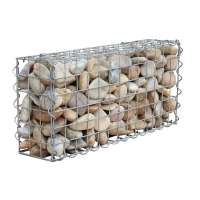 2x1x0.5m square meter gabions fence //small diameter hole size gabion box for gabion retaining wall design